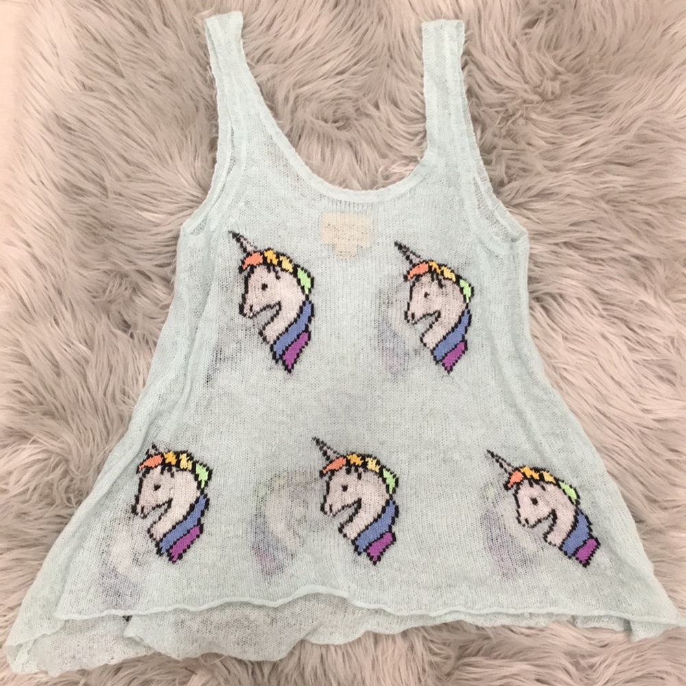 Unicorn Knit Tank Top